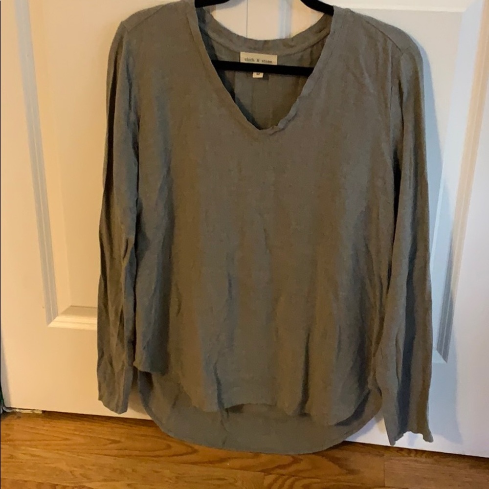 Long Sleeve Stone & Cloth Top